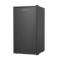 Hamilton Beach 3.3 cu.ft. Compact Refrigerator, Black, 3.3 cu.ft. Compact Refrigerator