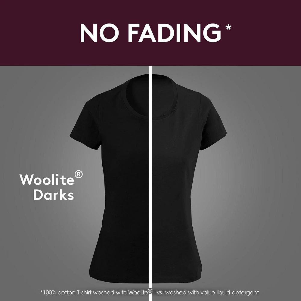 Woolite Foncés, Détergent à lessive, Paquet méga valeur, 1,8 L, Avec renouvellement de couleur - Les vêtements conservent une apparence neuve plus longtemps 1 unité 1,8 L / 40 brassées