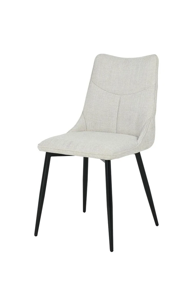 Janice Dining chair, Set of 2, Beige