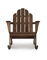 Teak Adirondack Outdoor Rocker