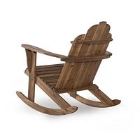 Teak Adirondack Outdoor Rocker