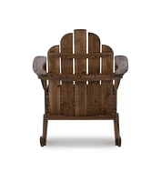 Teak Adirondack Outdoor Rocker