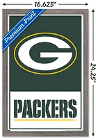 NFL Green Bay Packers - Logo 21 Wall Poster with Push Pins