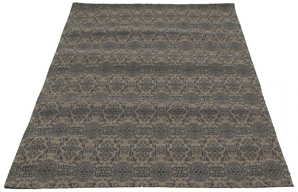 ECARPETGALLERY 4'9" x 6'9" Transitional Collage Handmade Area Rug for Living Room