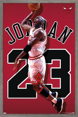 Michael Jordan - Jersey Wall Poster