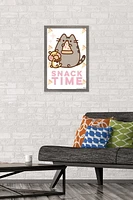 Pusheen - Snack Time Wall Poster, 14.725" x 22.375" Framed