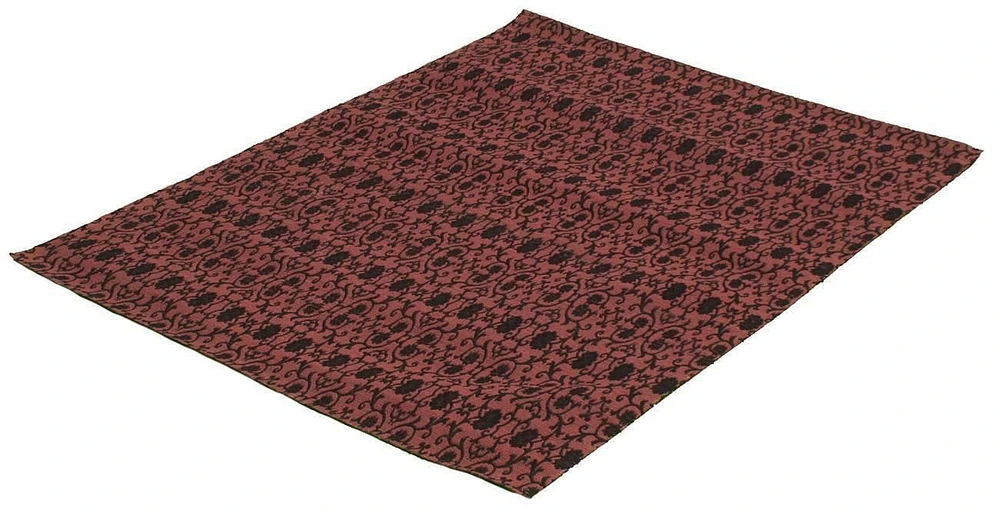 ECARPETGALLERY 4'8" x 6'8"  Transitional Collage Handmade Area Rug for Living Room, Dining Room and Bedroom in Red