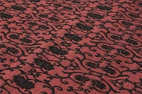 ECARPETGALLERY 4'8" x 6'8"  Transitional Collage Handmade Area Rug for Living Room, Dining Room and Bedroom in Red