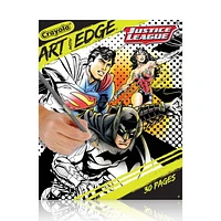 Crayola Justice League Art with Edge Colouring Book