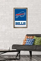 NFL Buffalo Bills - Logo 21 Wall Poster, 14.725" x 22.375" Framed