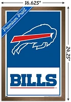 NFL Buffalo Bills - Logo 21 Wall Poster, 14.725" x 22.375" Framed