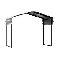 Arrow Metal Canopy 12 x 6 x 7 ft. Charcoal