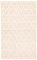 ECARPETGALLERY 5'1" x 7'11" Flat-weaves & Kilims Organica Hand Made Area Rug for Living Room, Dining Room and Bedroom in Grey