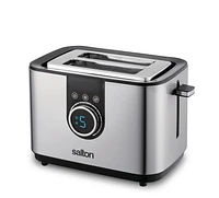 Salton 2 Slice Stainless Steel Digital Toaster, ET2075