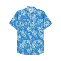 IZOD CHANDAIL TISSÉ À MANCHES COURTES P-TTG
