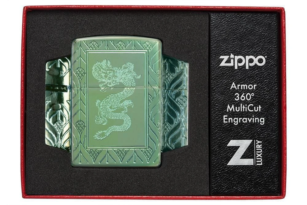 Zippo Armor High Polish Elegant Dragon (49054)