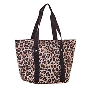 Ladies fashion lunch bag made of micro fiber poly