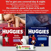 Couches pour bébé Huggies Overnites Nighttime, tailles: 3-7 |36- 66 unités Tailles 3-7| 36-66 Unités