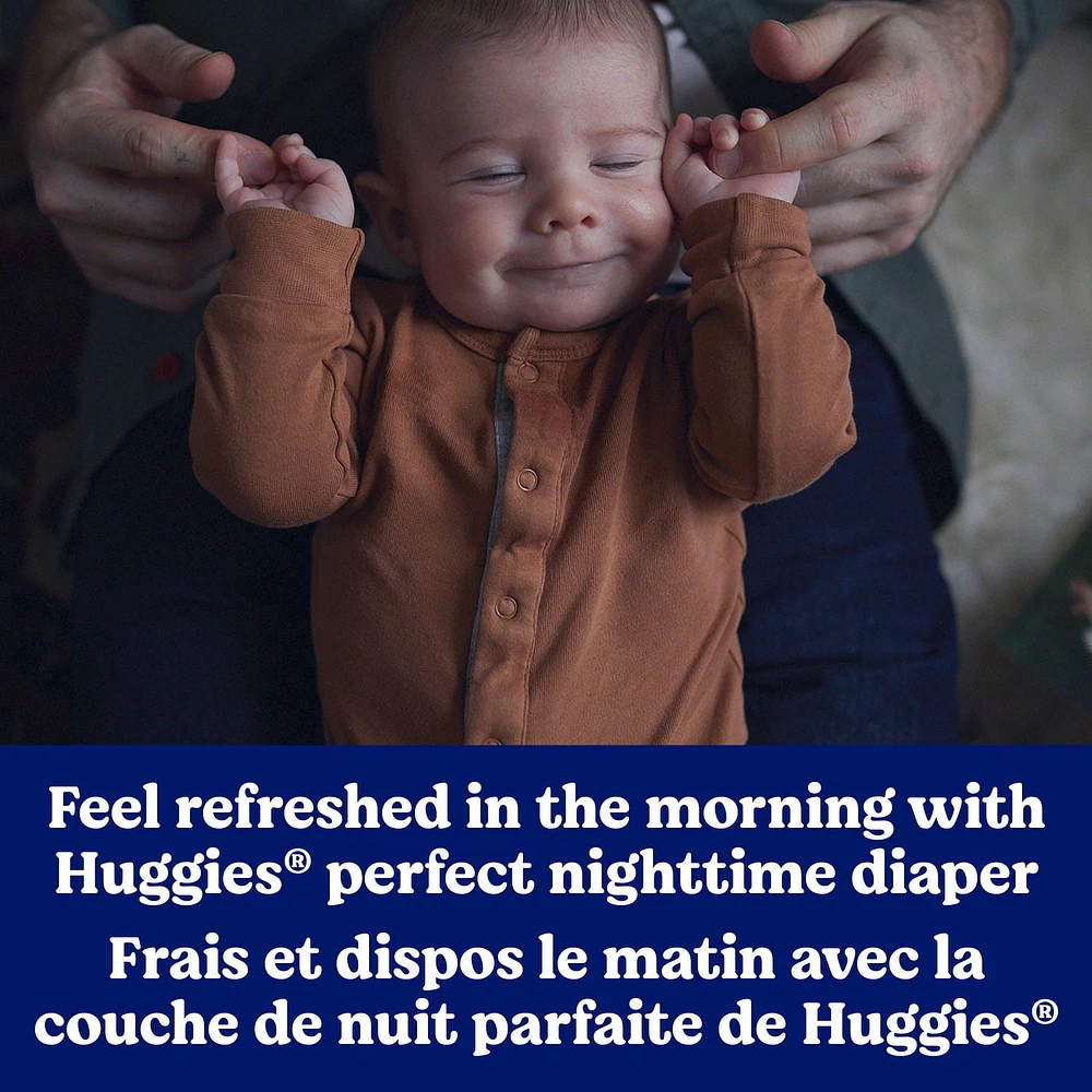 Couches pour bébé Huggies Overnites Nighttime, tailles: 3-7 |36- 66 unités Tailles 3-7| 36-66 Unités
