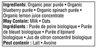 Parent’s Choice Organic Pear, Blueberry & Spinach Baby Food Purée, 768 mL (6 x 128 mL POUCHES)