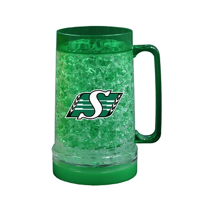 The Sports Vault Light Up Freezer Mug Saskatchewan Roughriders