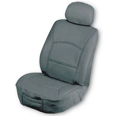 Masque Leather Seat Cover - Gray