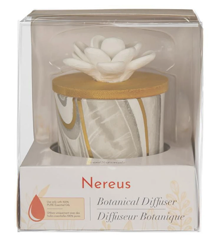 ScentSationals Botanical Diffuser - Nereus, Ceramic Diffuser