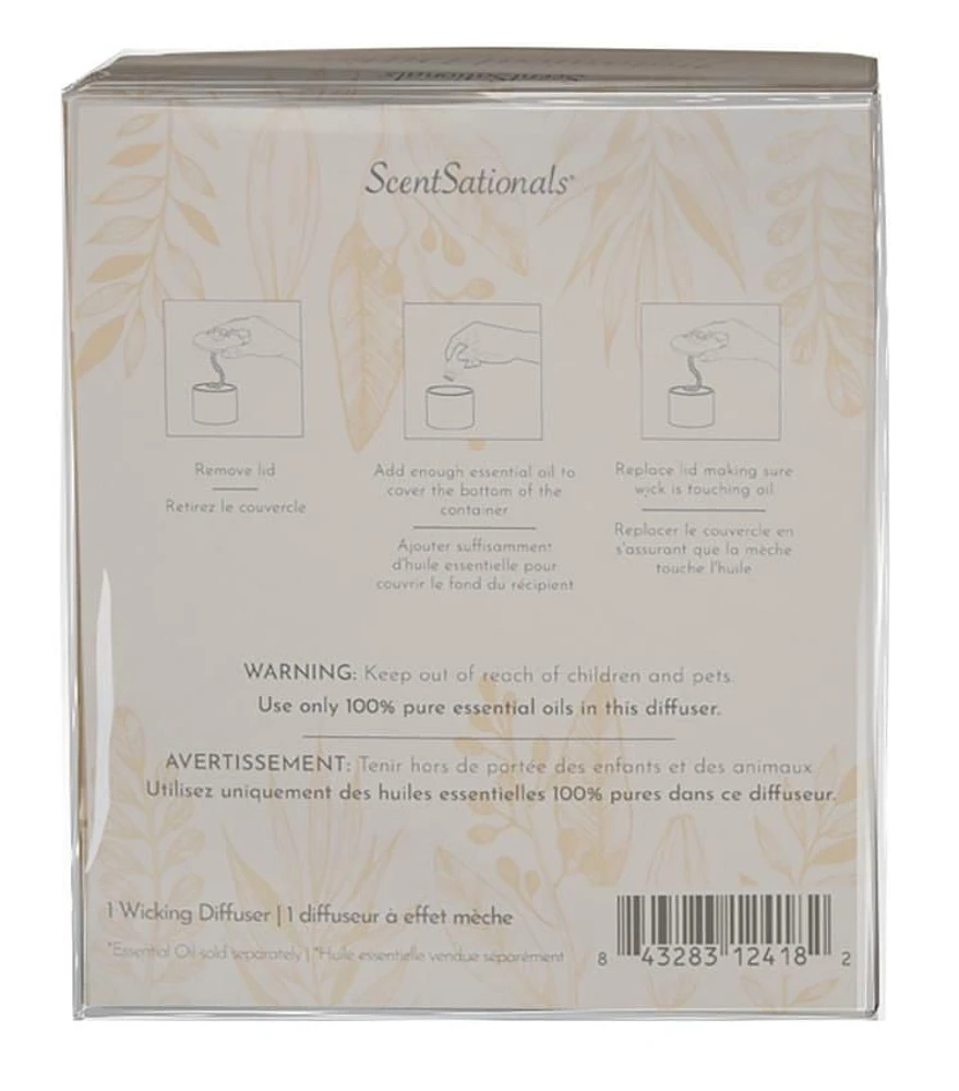 ScentSationals Botanical Diffuser - Nereus, Ceramic Diffuser