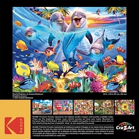 Kodak 550 Piece puzzle - Dolphins