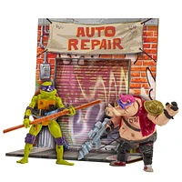 Teenage Mutant Ninja Turtles: Mutant Mayhem Donatello vs. Bebop Figure 2-Pack by Playmates Toys.