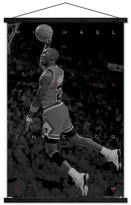 Michael Jordan - Black and White Wall Poster