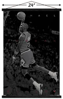 Michael Jordan - Black and White Wall Poster