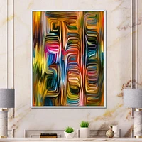 Designart Colour Fusion II FLOAT FRAME WALL ART