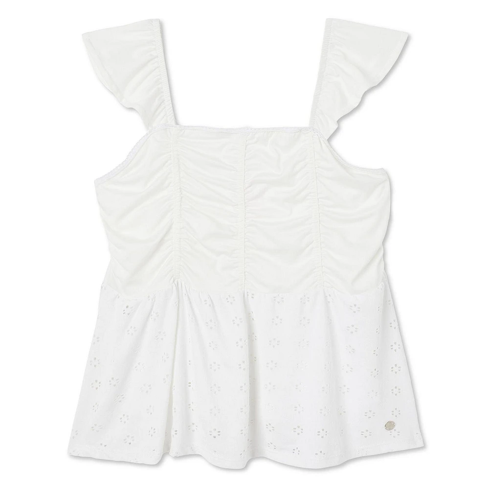 Haut à œillets style nuisette Justice pour filles Tailles TP–TG