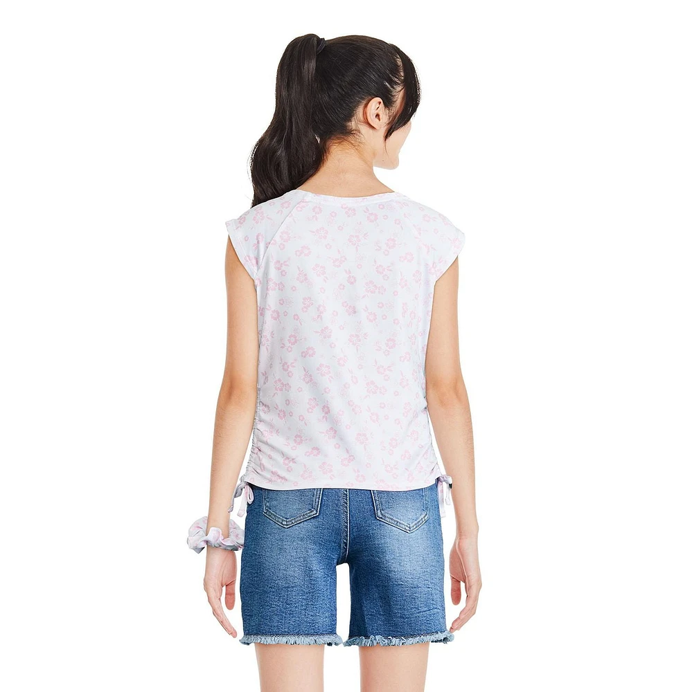 Ensemble 2 pièces à cordon Justice pour filles Tailles TP–TG