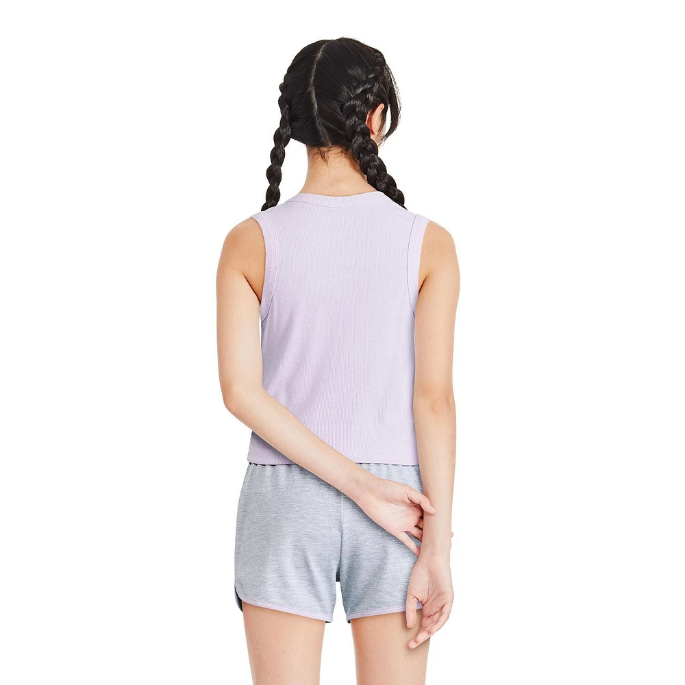Débardeur côtelé Stitch Disney pour filles Tailles TP–TG