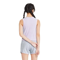 Débardeur côtelé Stitch Disney pour filles Tailles TP–TG