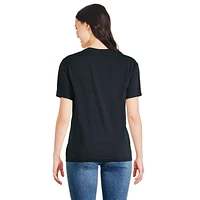 T-shirt coupe garçonne The Rolling Stones pour femmes