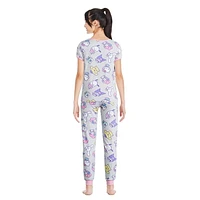 Pyjama 2 pièces Hello Kitty et ses amis pour filles Tailles TP-G