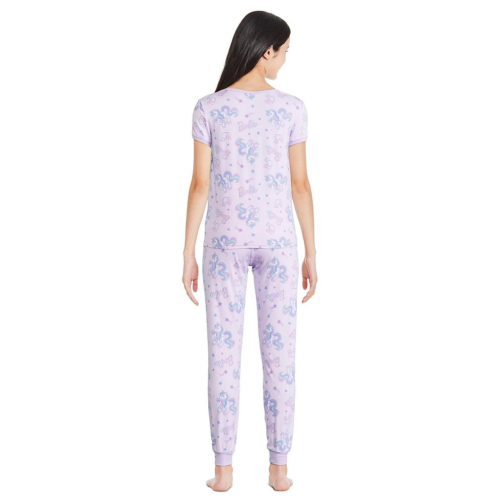 Barbie Girls' Pajama 2-Piece Set, Sizes XS-L