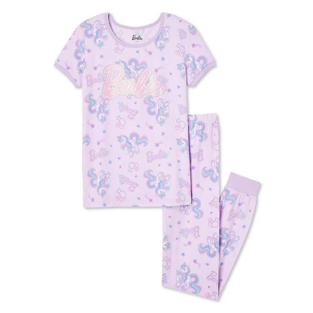 Barbie Girls' Pajama 2-Piece Set, Sizes XS-L