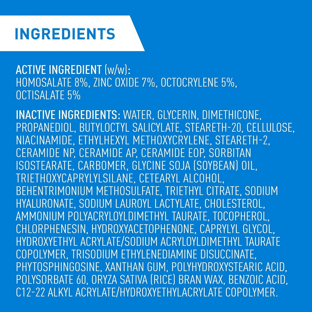 CeraVe Daily Facial Moisturizing Lotion with SPF 30, Hyaluronic Acid, and Niacinamide | Fragrance Free Face Moisturizer for Normal to Oily Skin, Women & Men | Oil free, Travel Size,, 89mL