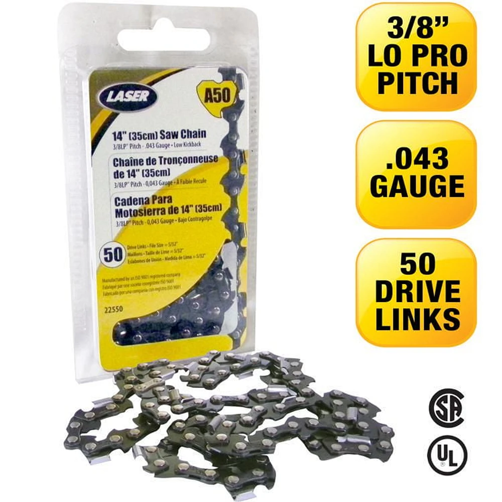 LASER Saw Chain 3/8LP-043 50 Drive Links