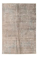 ECARPETGALLERY 5'1" x 7'7"  Contemporary Galleria Hand Loomed Area Rug for Living Room, Dining Room and Bedroom in Brown