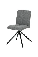 Stella Dining chair, Set of 2, Dark Grey