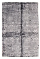 ECARPETGALLERY 5'0" x 7'5" Contemporary Galleria Hand Loomed Area Rug for Living Room, Dining Room and Bedroom in Grey