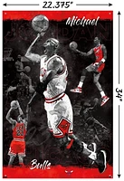 Michael Jordan - Sketch Wall Poster, 22.375" x 34" Framed