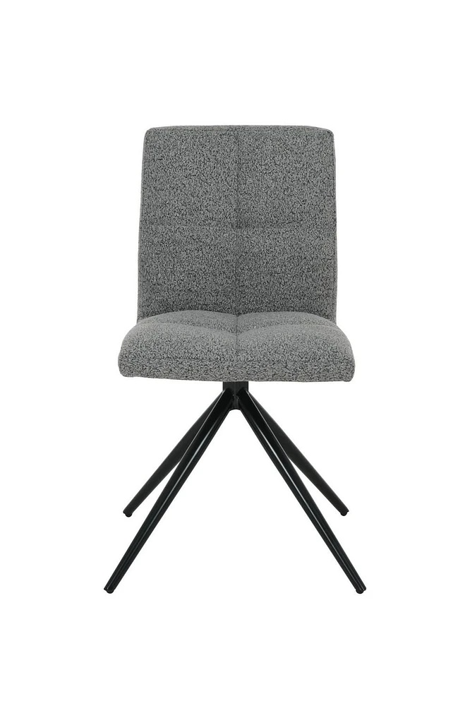 Stella Dining chair, Set of 2, Dark Grey