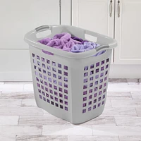 Sterilite Ultra™ 70.5L Easy Carry Hamper - Soft Silver