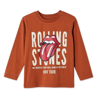 T-shirt avec imprimé graphique The Rolling Stones pour petits garçons